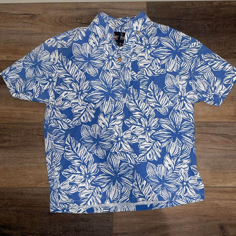 Chubbies Hawaiian Shirt (The Nutter) Size S